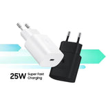 Samsung 25W PD Fast Charger – USB-C Super Fast Charging (Black/White)