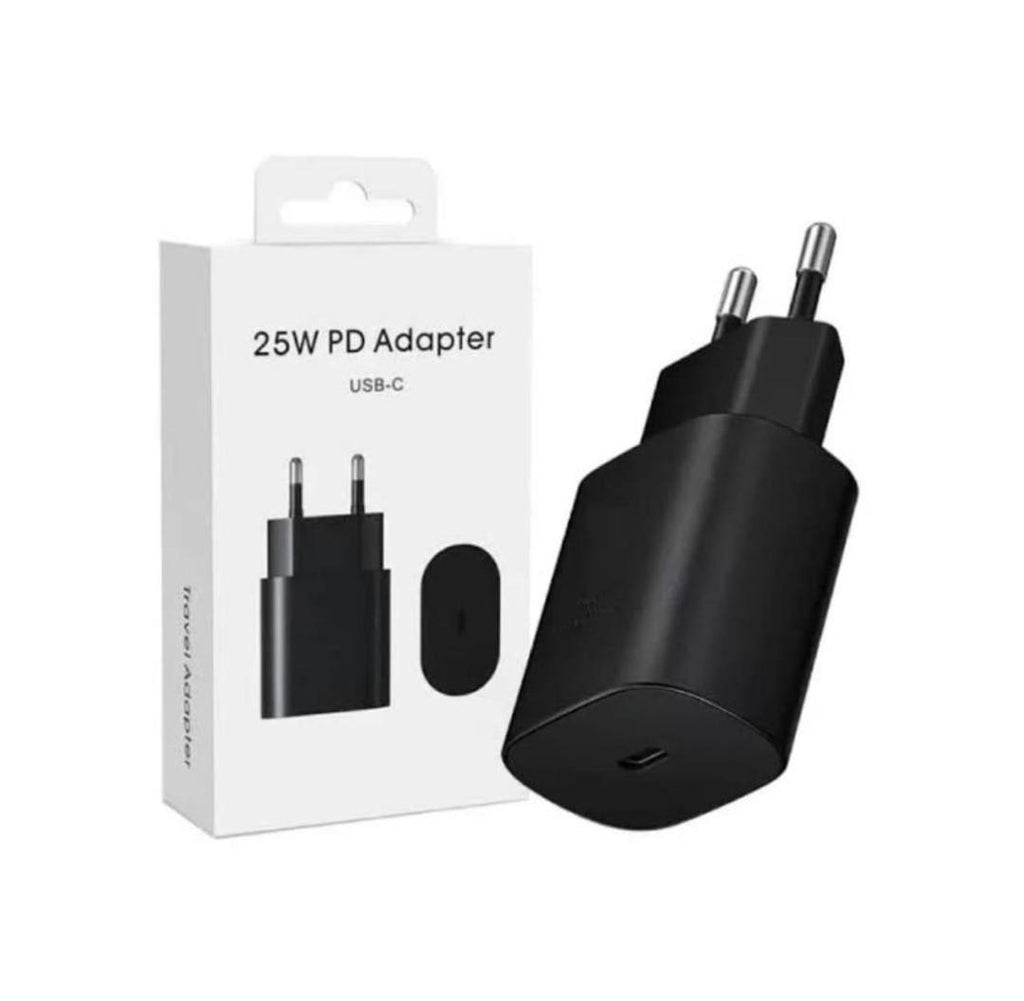 Samsung 25W PD Fast Charger – USB-C Super Fast Charging (Black/White)