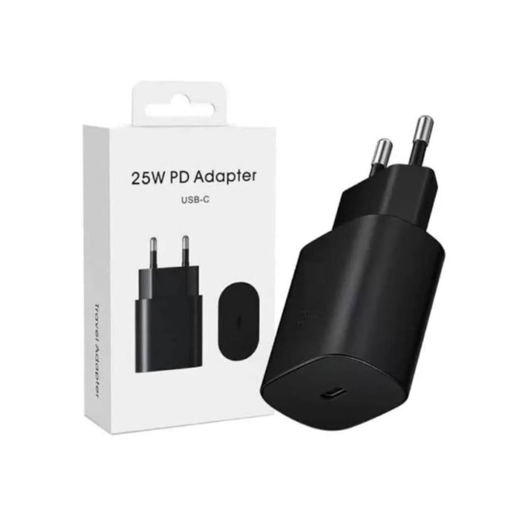 Samsung 25W PD Fast Charger – USB-C Super Fast Charging (Black/White)