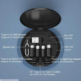 All-in-One Multi-Adapter Charging Station – 60W Fast Charge Pro Series (Black ABS)