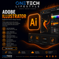 Adobe Illustrator – Industry Standard Vector Graphics (Lifetime Activation)