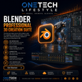 Blender Professional 3D Creation Suite – Full 3D Pipeline (Lifetime Activation)