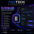 ElevenLabs Premium Subscription – Most Realistic AI Voices & Dubbing (Monthly Plan)