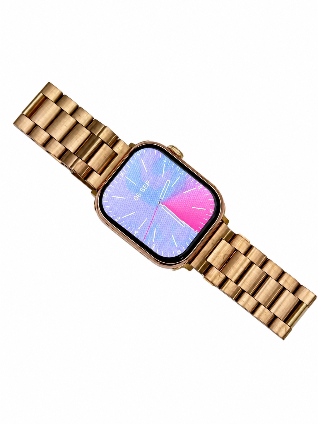Watch 10 Max Luxury Edition – Premium Smartwatch with Iconic Rolex Style Stainless Steel Chain