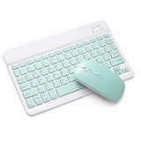 Universal Ultra-Slim Bluetooth Keyboard & Mouse Combo – Multi-Device Connectivity with RGB Backlit Keys & Rechargeable Design