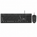 AOC KM160 Essential Wired Keyboard & Mouse Combo – Durable Spill-Resistant Design, High-Precision Optical Tracking (Black)
