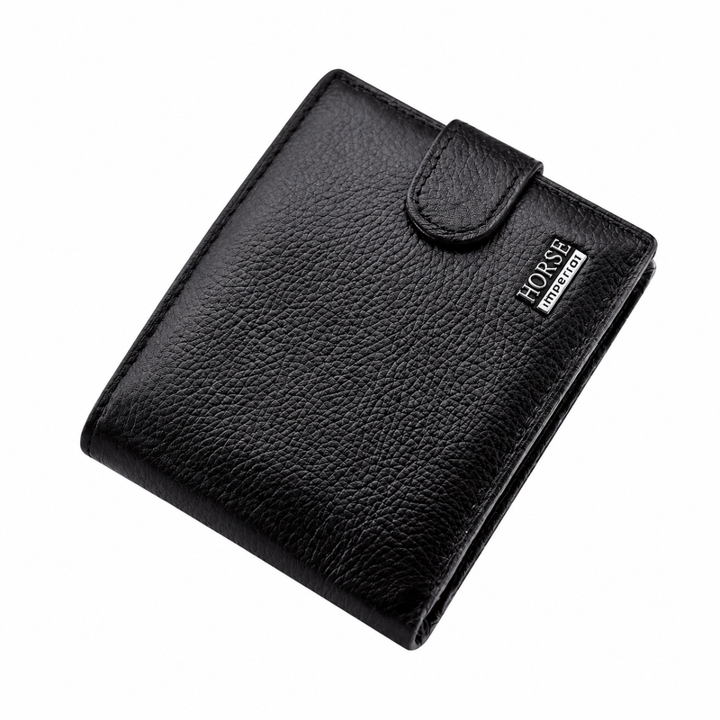Premium Men’s Brown Leather Wallet – Handcrafted Slim Bifold Design with Multiple Card Slots & Coin Pocket