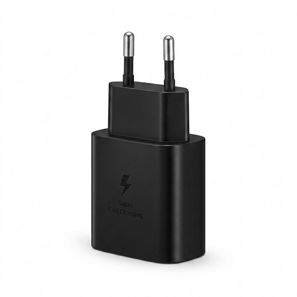 Samsung 25W PD Fast Charger – USB-C Super Fast Charging (Black/White)