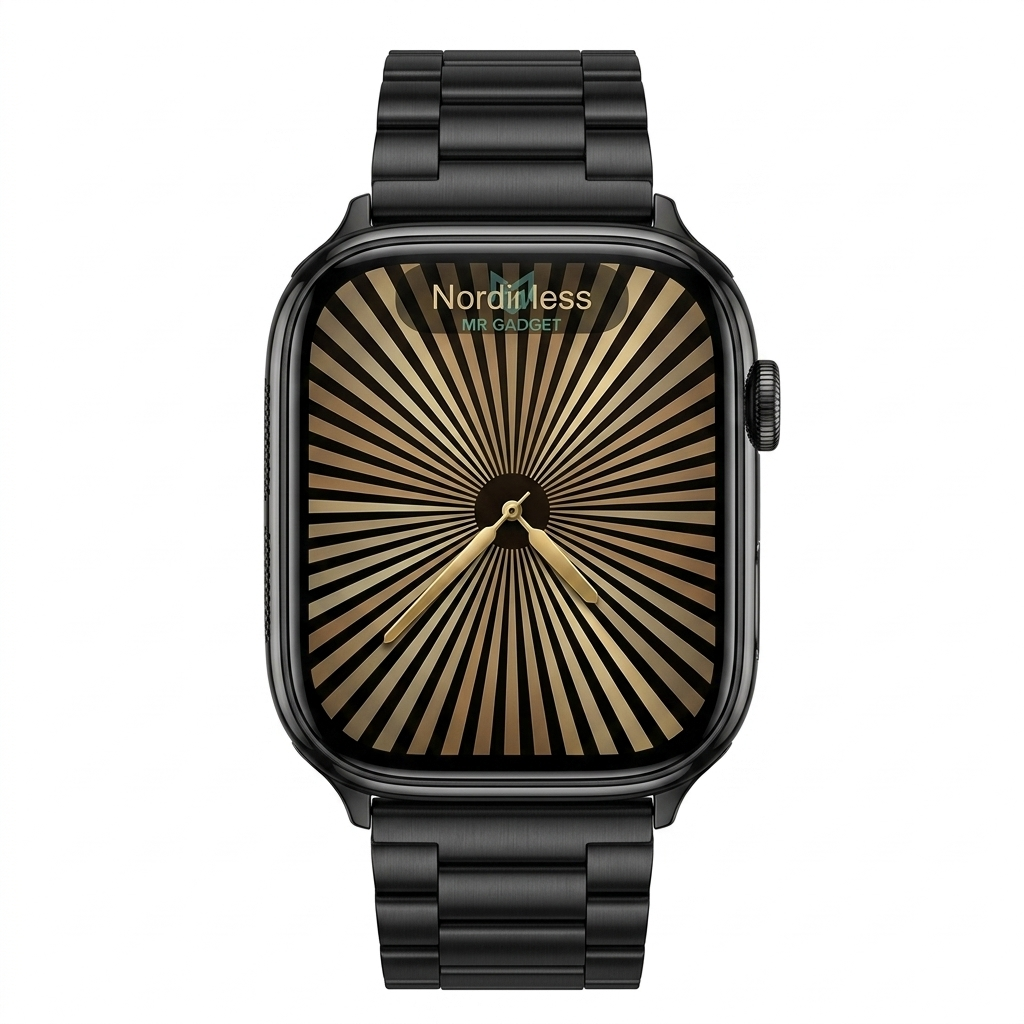 Watch 10 Max Luxury Edition – Premium Smartwatch with Iconic Rolex Style Stainless Steel Chain