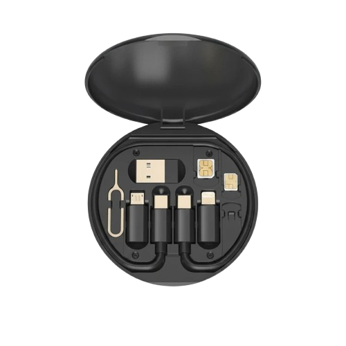 All-in-One Multi-Adapter Charging Station – 60W Fast Charge Pro Series (Black ABS)