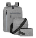 Premium 3-Piece USB Charging Student Backpack Set – Durable Tech Bag for College, School & Travel