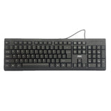 AOC KM160 Essential Wired Keyboard & Mouse Combo – Durable Spill-Resistant Design, High-Precision Optical Tracking (Black)