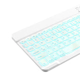 Universal Ultra-Slim Bluetooth Keyboard & Mouse Combo – Multi-Device Connectivity with RGB Backlit Keys & Rechargeable Design